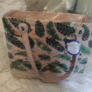 Baby Bogg bag pink palms print sz small. Limited edition sold out!